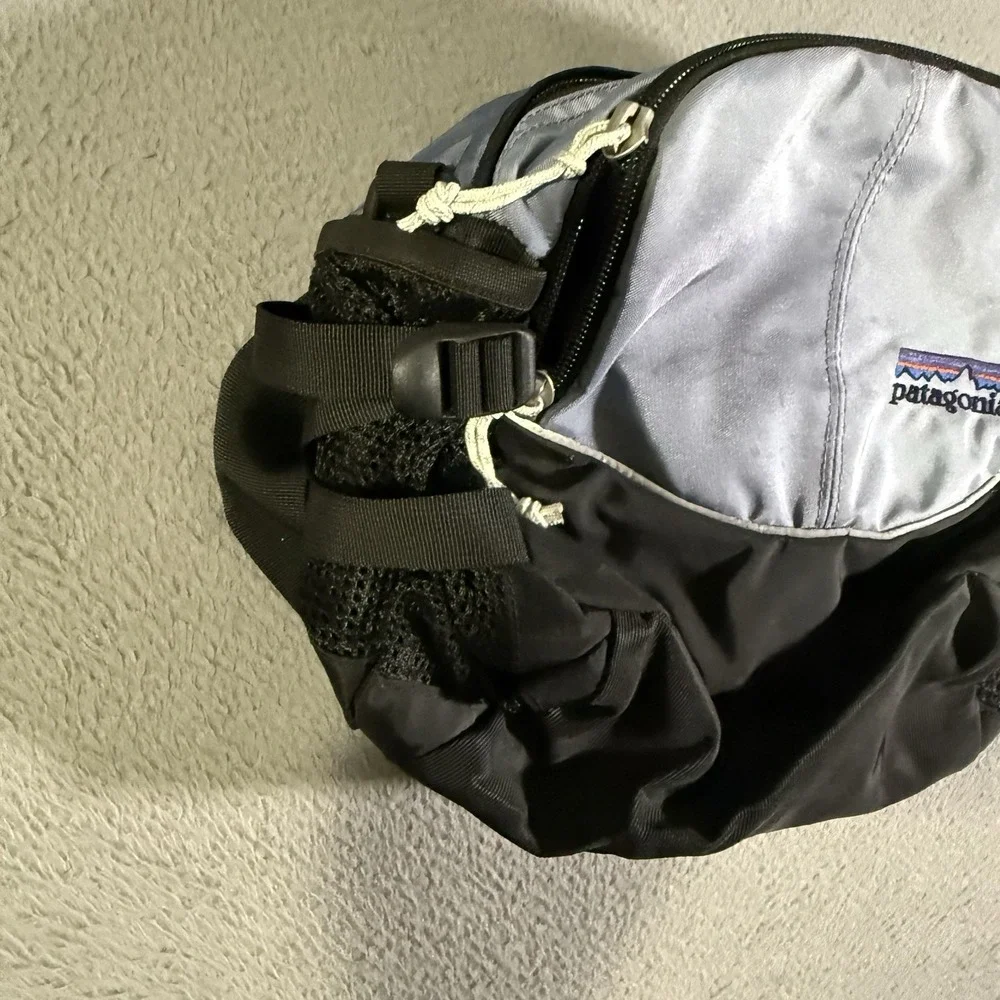 Vintage PATAGONIA Poblano Lumbar Pack Purple Black Hiking Camping